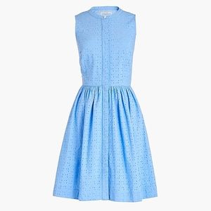 J. Crew Factory Eyelet shirtdress